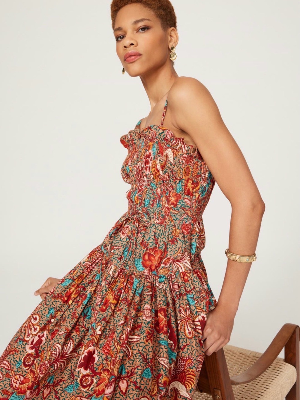 Ulla Johnson Lisbet Midi Dress - Picture 3 of 6